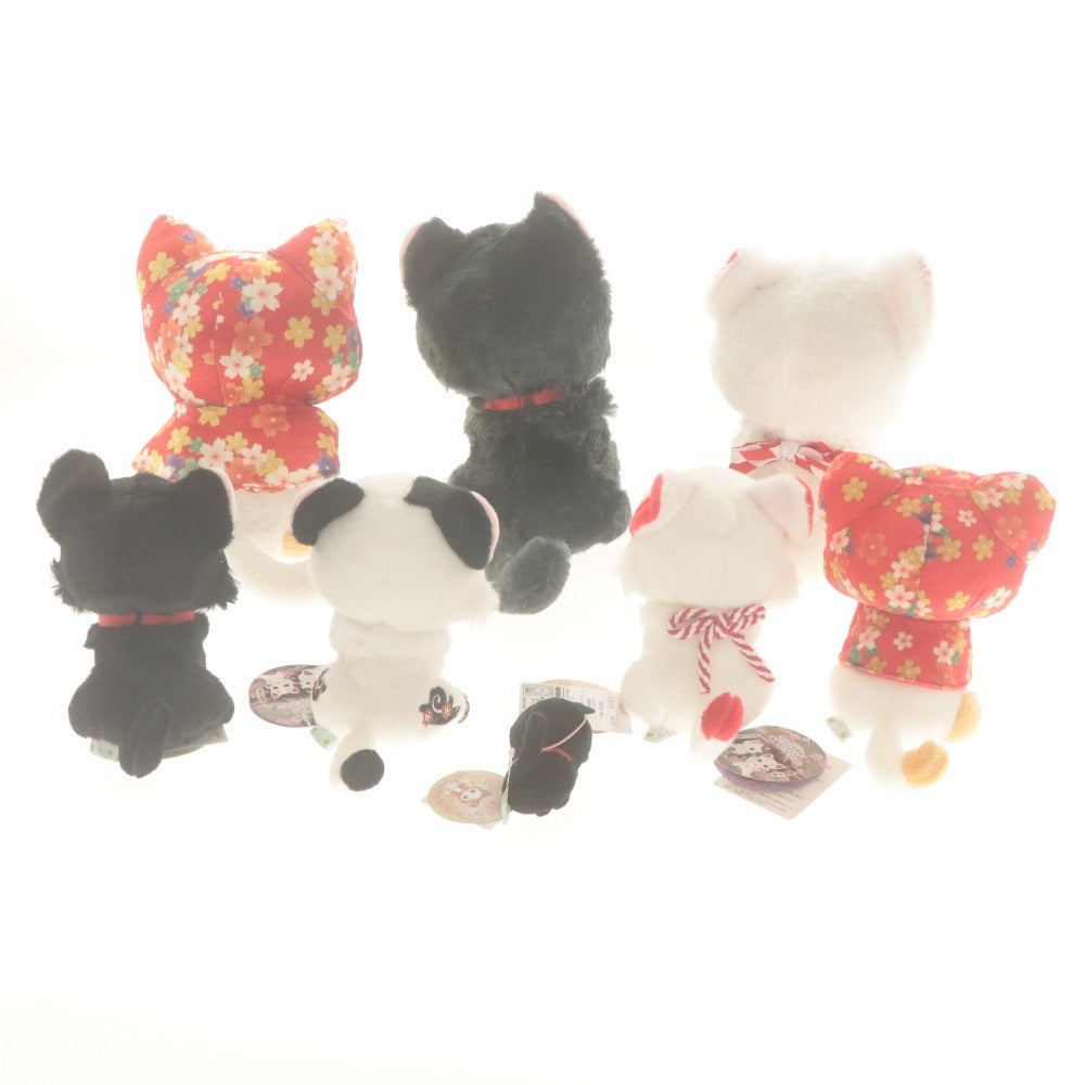 ■ Hannari Koneko Plush Toy Set of 8 Summary Sale, including Ruri, Kohaku, Suisho, Hisui, JB, ST, VMC, complete with tags