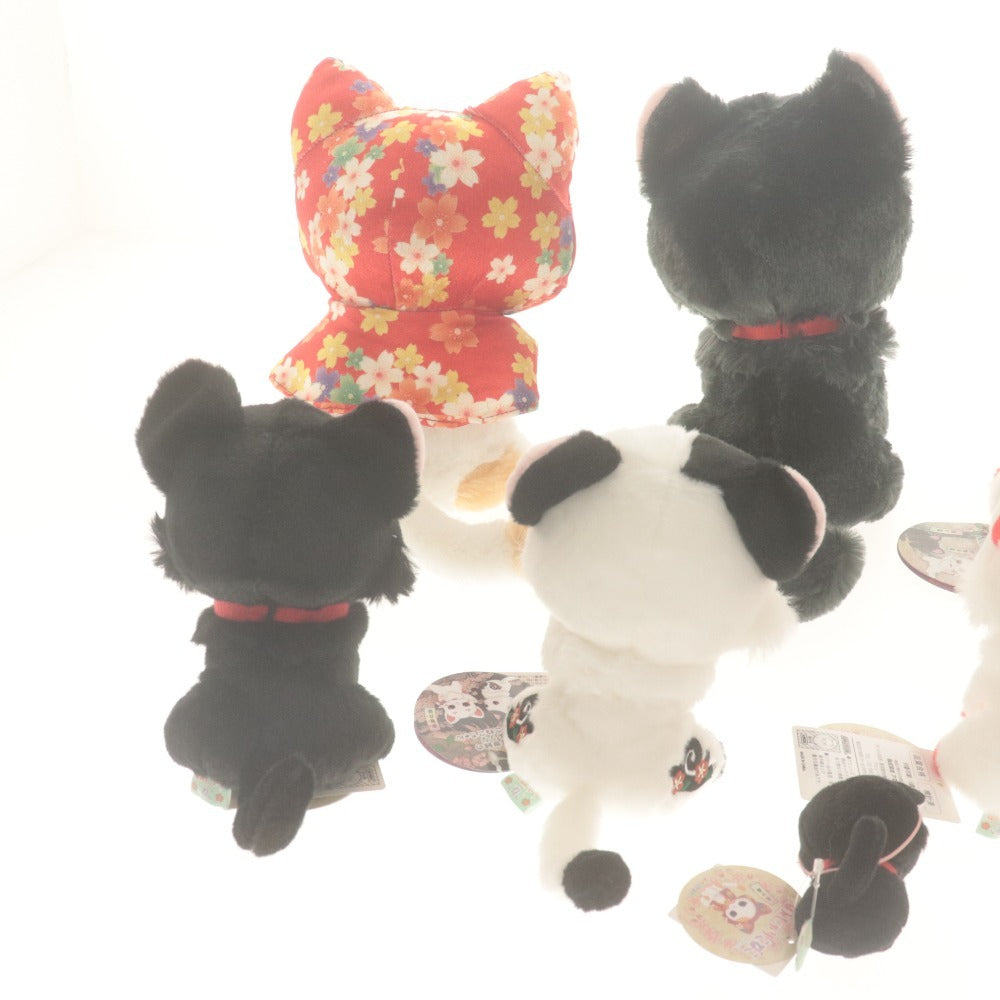 ■ Hannari Koneko Plush Toy Set of 8 Summary Sale, including Ruri, Kohaku, Suisho, Hisui, JB, ST, VMC, complete with tags