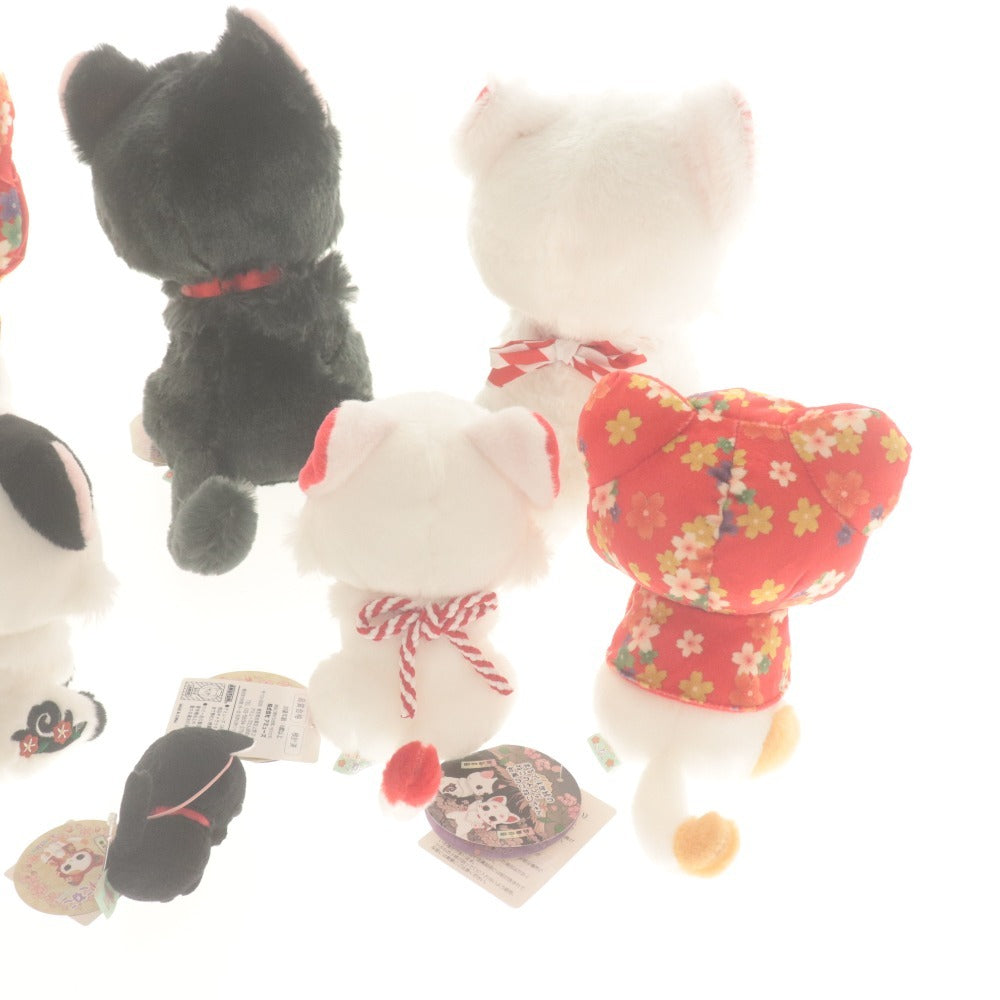 ■ Hannari Koneko Plush Toy Set of 8 Summary Sale, including Ruri, Kohaku, Suisho, Hisui, JB, ST, VMC, complete with tags