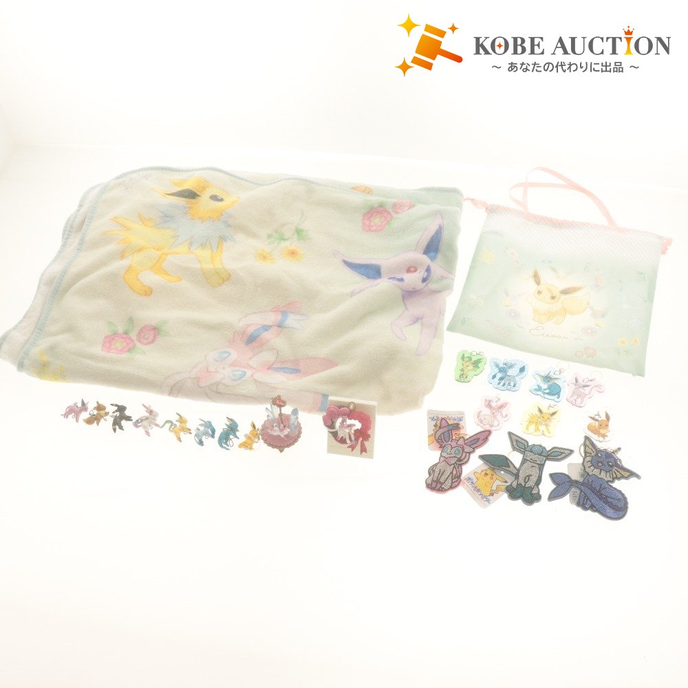 ■ Pokémon Eevee Eevee Friends 21-Piece Goods Set Blanket Cleaner Mascot Acrylic, etc. (includes items with tags)