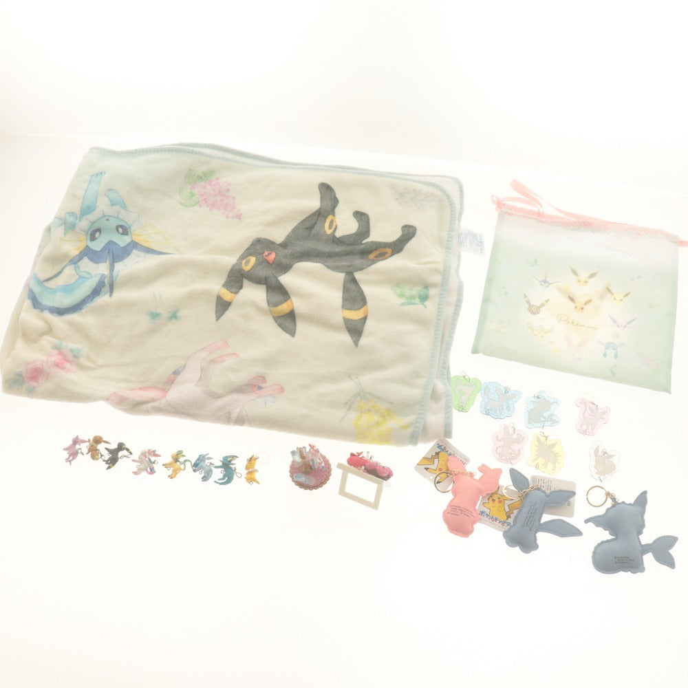 ■ Pokémon Eevee Eevee Friends 21-Piece Goods Set Blanket Cleaner Mascot Acrylic, etc. (includes items with tags)