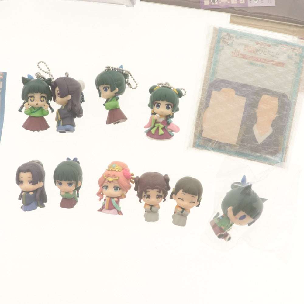 ■ The Apothecary Diaries Gashapon Ichiban Kuji 22-piece set, including Machibouke, Deformed Figures, Prize D, Prize E, Prize G, Prize H. Includes unopened and unused items.