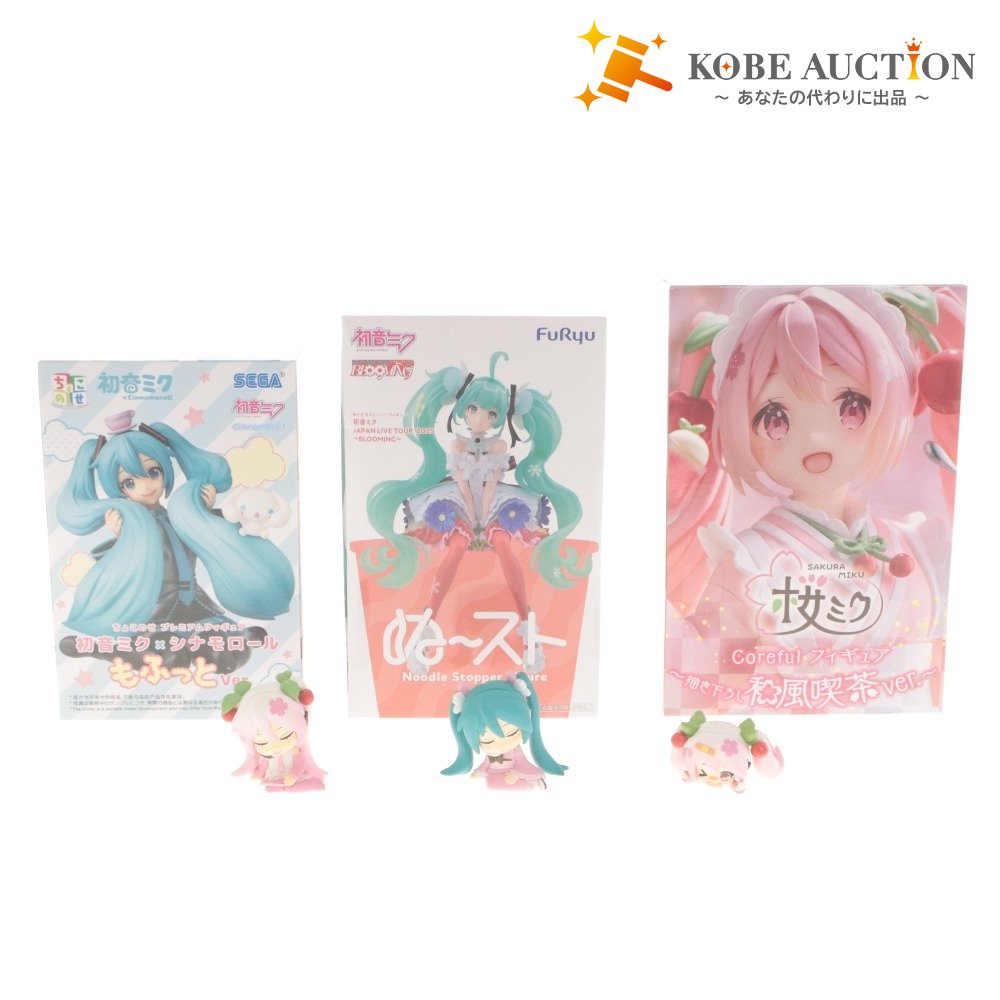 ■ 初音ミク フィギュア カプセルトイ 6点セット まとめ売り ぬーどるすとっぱー 桜ミク シナモロール すってんころりん 肩ズンFig 未開封