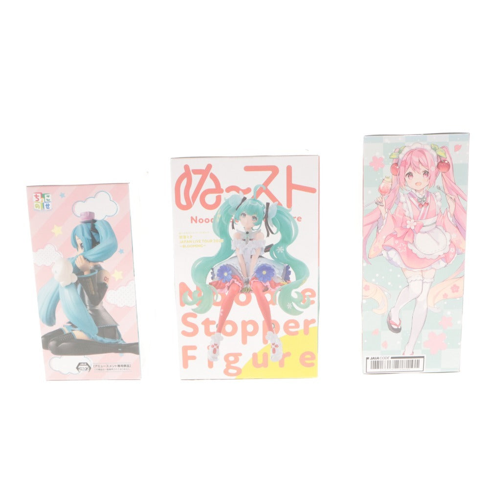 ■ 初音ミク フィギュア カプセルトイ 6点セット まとめ売り ぬーどるすとっぱー 桜ミク シナモロール すってんころりん 肩ズンFig 未開封