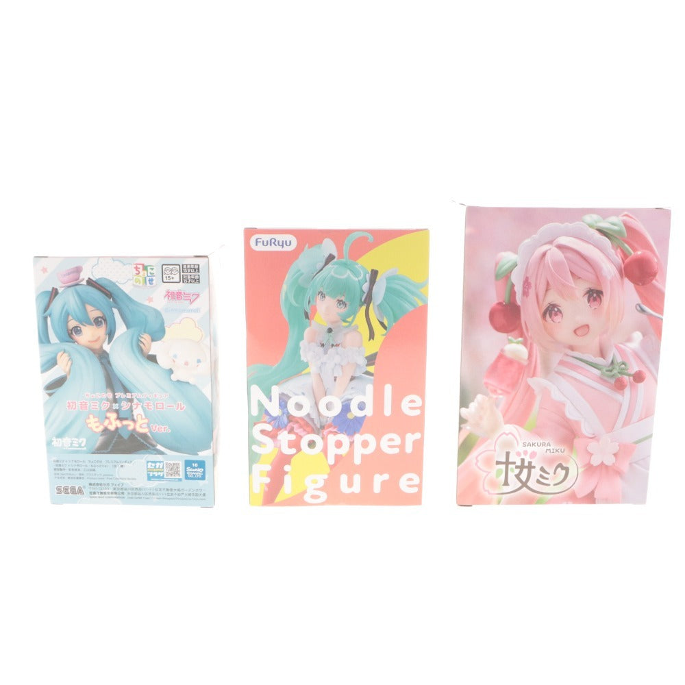 ■ 初音ミク フィギュア カプセルトイ 6点セット まとめ売り ぬーどるすとっぱー 桜ミク シナモロール すってんころりん 肩ズンFig 未開封