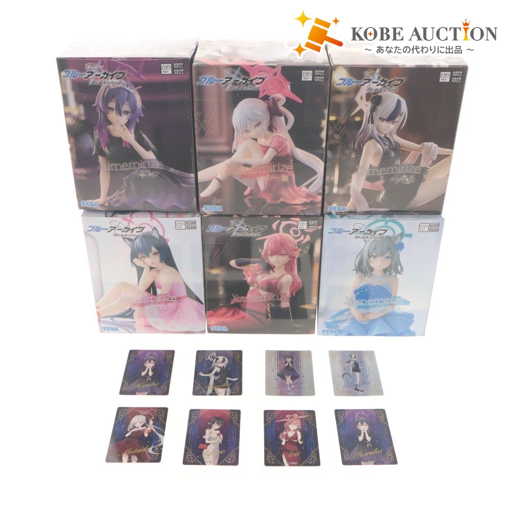 ■ セガ フィギュア カード 14点セット まとめ売り ブルーアーカイブ Yumemirize ハルカ ムツキ カヨコ セリカ アル シロコ ブルアカ
