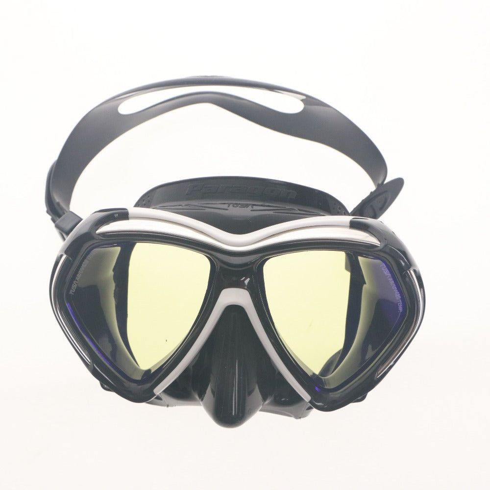 ■ TUSA ツサ マスク パラゴン M2001SQB ダイビングマスク スキューバー マリンスポーツ ブラック ホワイト ケース付き 新品 未使用