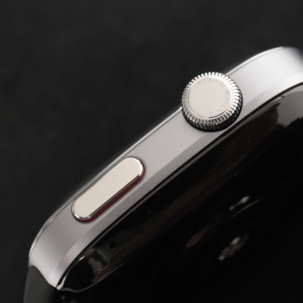 ■ HUAWEI WATCH D2 ウェアラブル血圧計 スマートウォッチ デジタル 腕時計 ヘルスケア ブラック シルバー 箱,付属品付き 動作品 美品