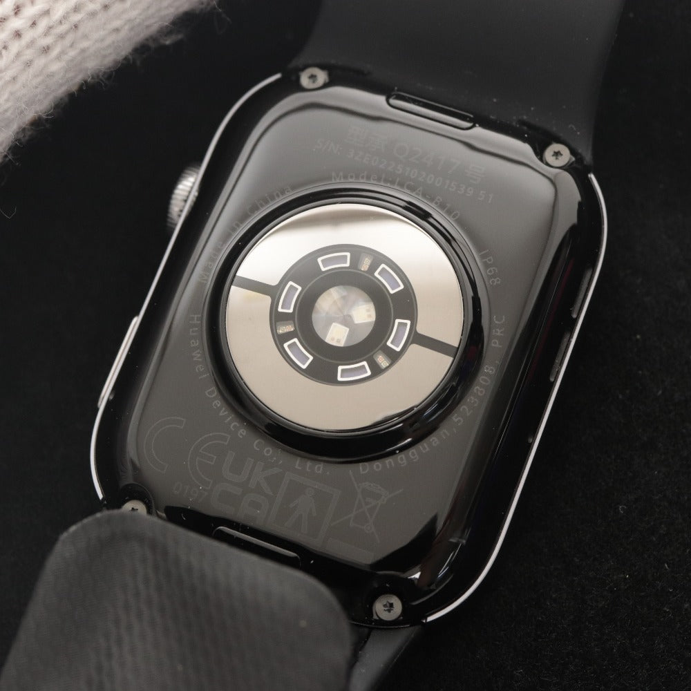 ■ HUAWEI WATCH D2 ウェアラブル血圧計 スマートウォッチ デジタル 腕時計 ヘルスケア ブラック シルバー 箱,付属品付き 動作品 美品