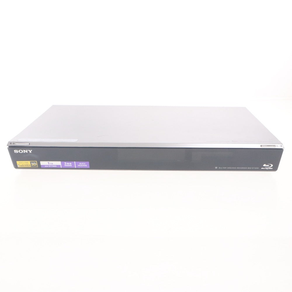 ■ SONY DVD ブルーレイレコーダー BDZ-ET1000 1TB 1920x1080 full HD 3D 3番組同時録画 外付けHDD対応 付属品付き 動作品 ジャンク