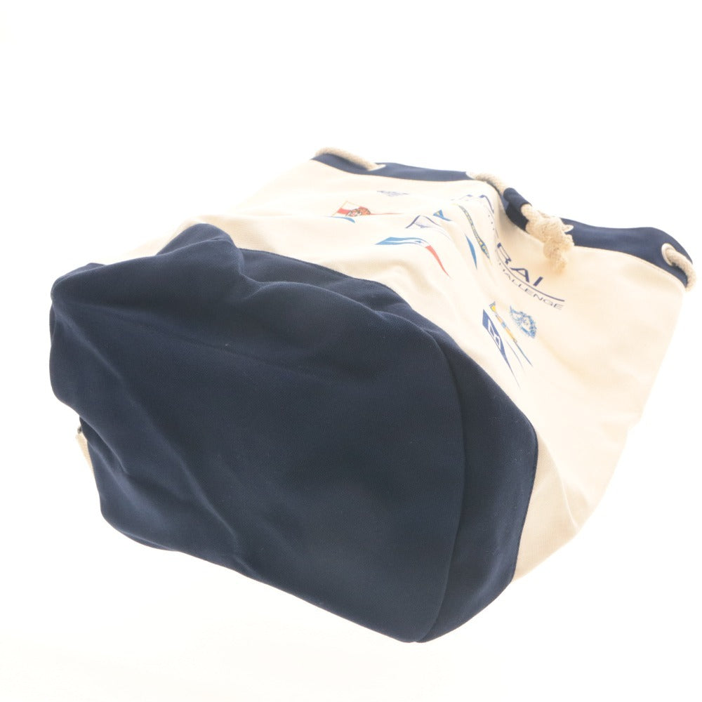■ Panerai PANERAI Backpack Rucksack Bag Sacca Nautica Not for sale Novelty Limited Marine Drawstring Navy Ivory-ish With dust bag