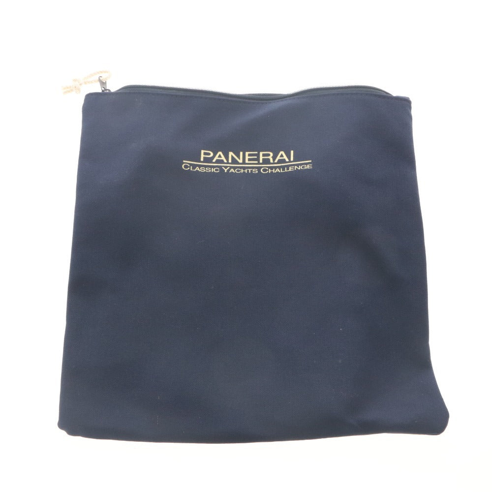 ■ Panerai PANERAI Backpack Rucksack Bag Sacca Nautica Not for sale Novelty Limited Marine Drawstring Navy Ivory-ish With dust bag