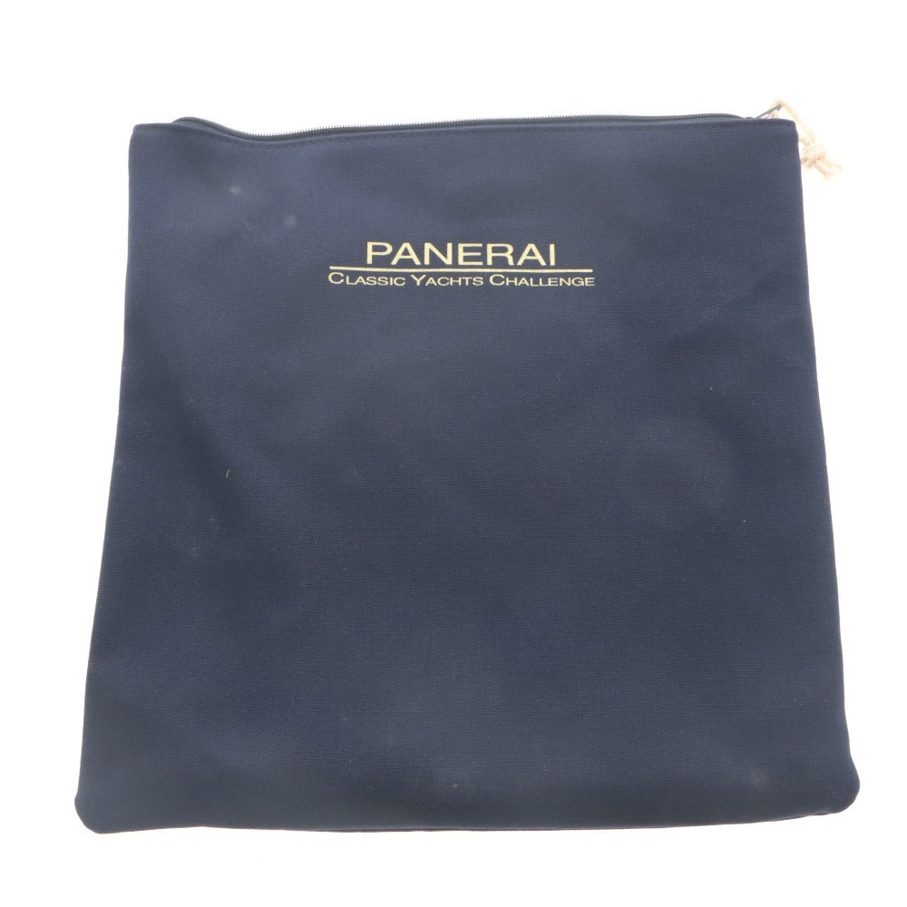 ■ Panerai PANERAI Backpack Rucksack Bag Sacca Nautica Not for sale Novelty Limited Marine Drawstring Navy Ivory-ish With dust bag