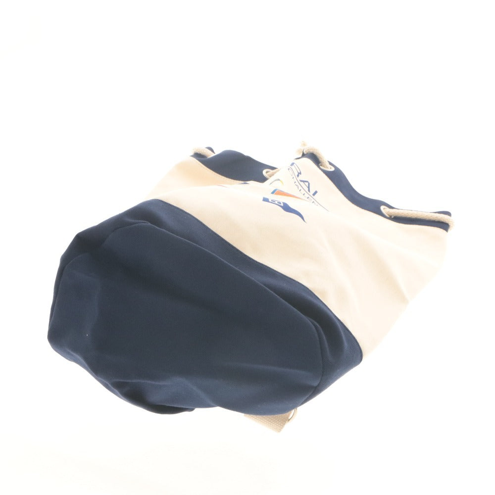 ■ Panerai PANERAI Backpack Rucksack Bag Sacca Nautica Not-for-Sale Novelty Limited Marine Drawstring Navy Ivory-ish With Bag Unused
