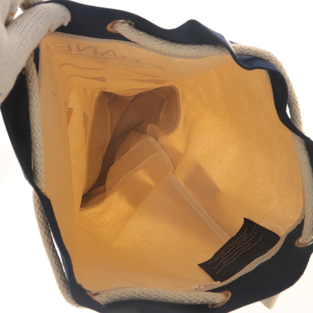 ■ Panerai PANERAI Backpack Rucksack Bag Sacca Nautica Not-for-Sale Novelty Limited Marine Drawstring Navy Ivory-ish With Bag Unused