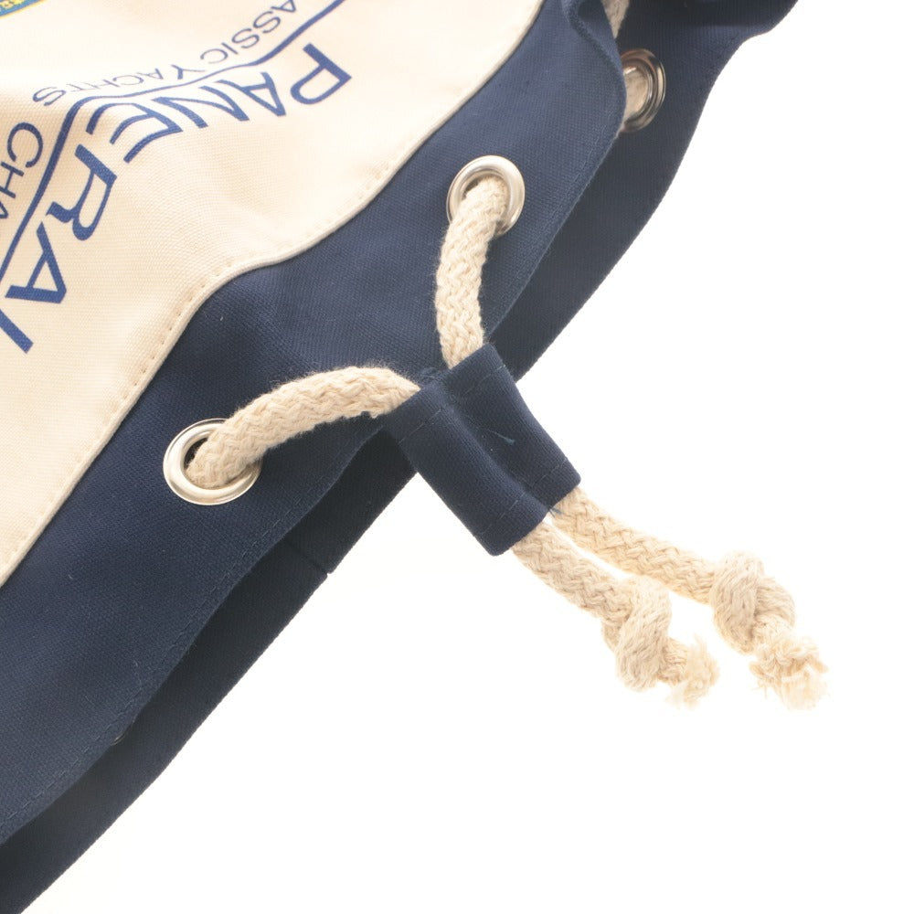 ■ Panerai PANERAI Backpack Rucksack Bag Sacca Nautica Not-for-Sale Novelty Limited Marine Drawstring Navy Ivory-ish With Bag Unused