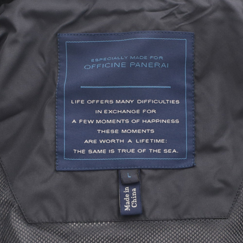 ■ Panerai PANERAI Jacket Outerwear Not for Sale Novelty Windbreaker Men's L Navy