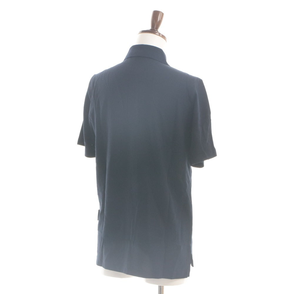■ Officine Panerai PANERAI Polo Shirt Short Sleeve Top Novelty Not for Sale Made in Italy Cotton Men's XS Navy Unused