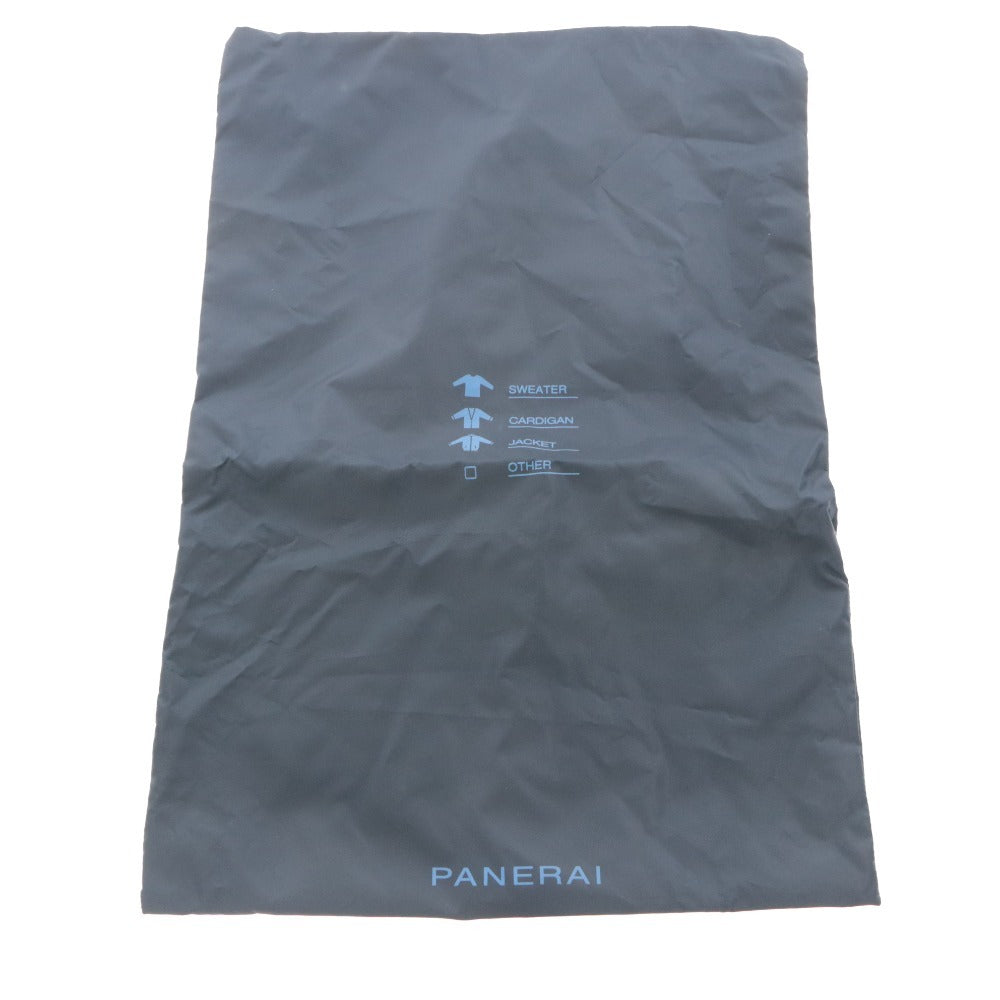 ■ Officine Panerai PANERAI Large Stole Non-Sale Novelty Italian-Made Linen Silk Blend Blue With Bag