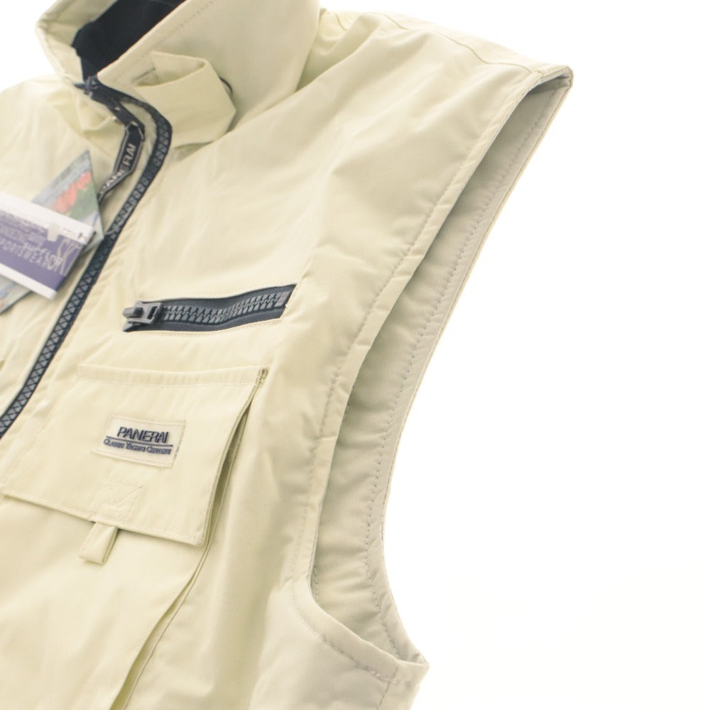 ■ Officine Panerai PANERAI Vest Outerwear Top Not for Sale Novelty Made in Italy Men's S Ivory With Tag Unused