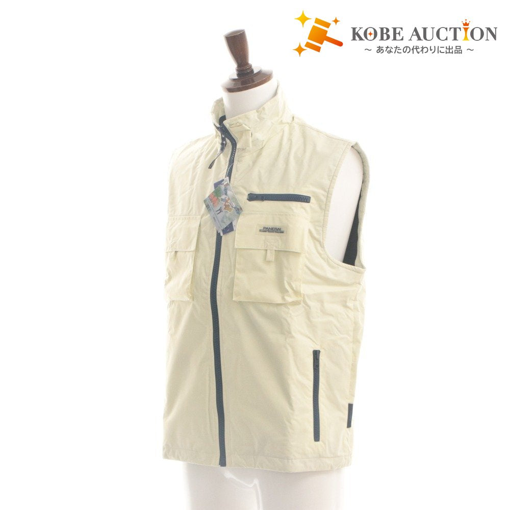 ■ Officine Panerai PANERAI Vest Outer Top Not for Sale Novelty Made in Italy Men's M Ivory With Tag Unused