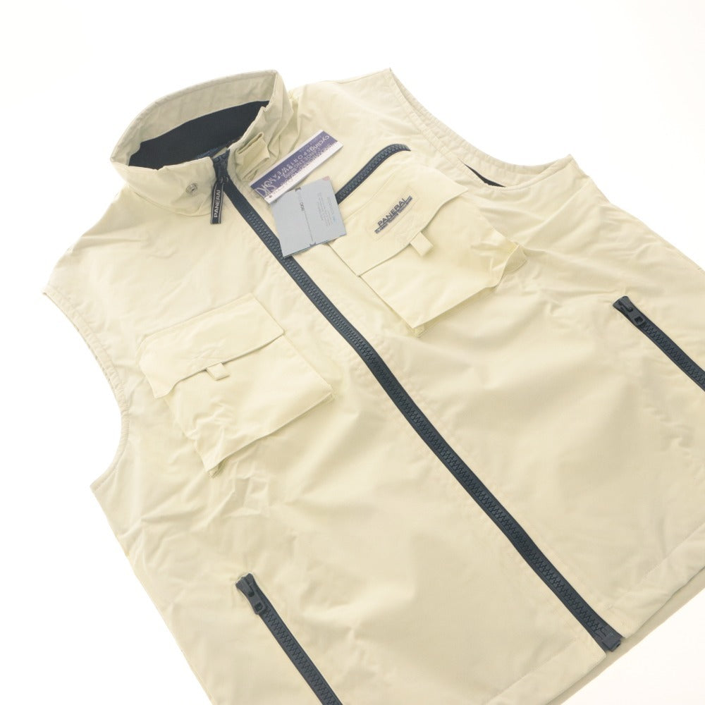 ■ Officine Panerai PANERAI Vest Outer Top Not for Sale Novelty Made in Italy Men's M Ivory With Tag Unused