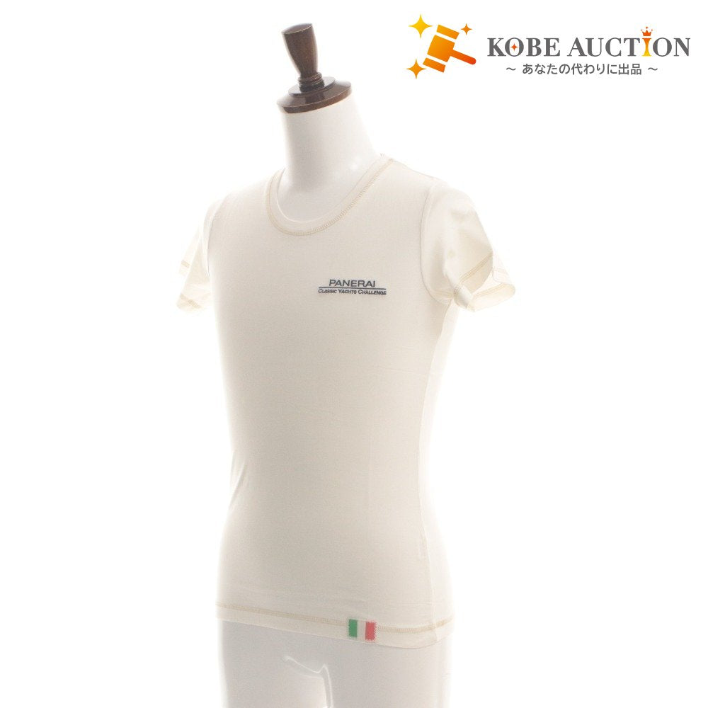 ■ Officine Panerai Panerai T-shirt Short Sleeve Top Novelty Not for Sale Men's S White Unused