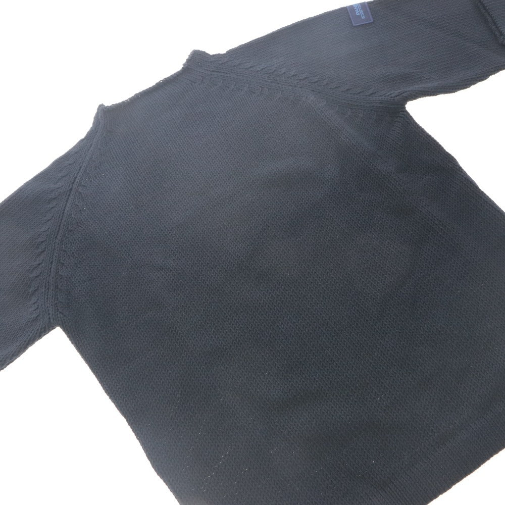 ■ Officine Panerai PANERAI Knit Long Sleeve Top Novelty Not for Sale Made in Italy Cotton Acrylic Men's M Navy Unused