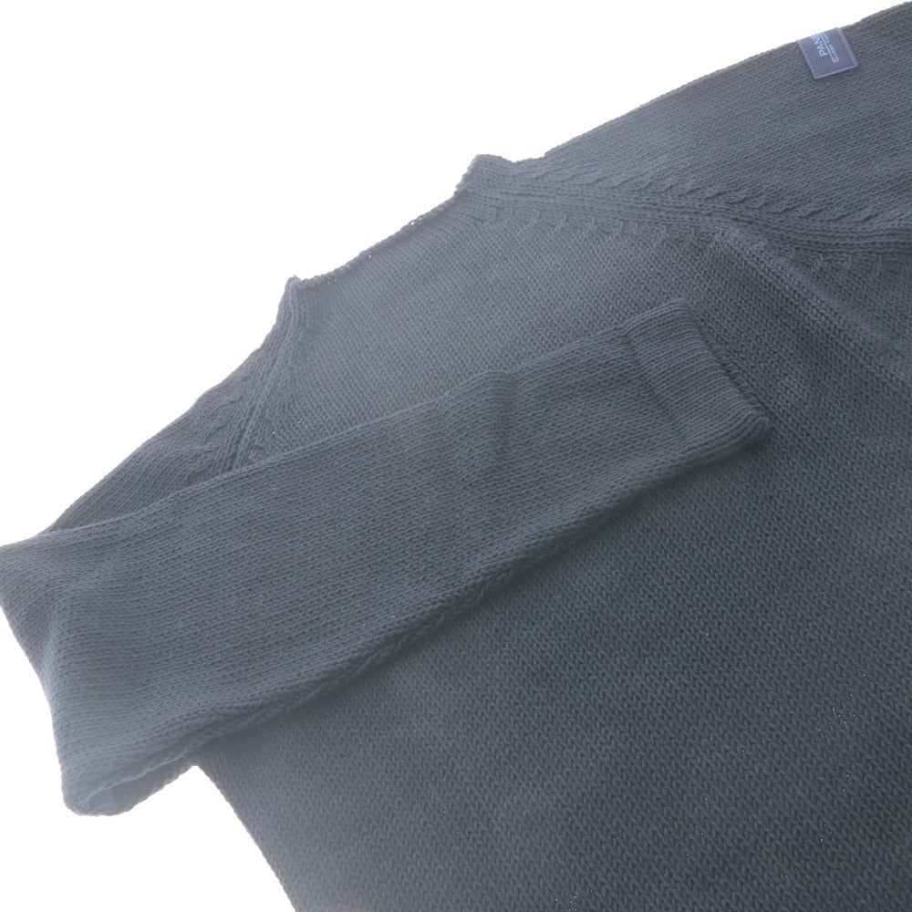 ■ Officine Panerai PANERAI Knit Long Sleeve Top Novelty Not for Sale Made in Italy Cotton Acrylic Men's M Navy Unused