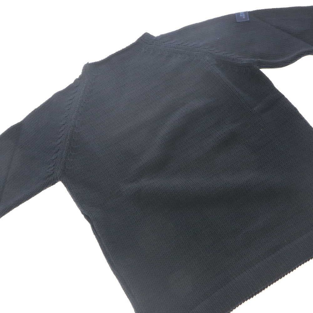 ■ Officine Panerai PANERAI Knit Long Sleeve Top Novelty Not for sale Made in Italy Cotton Acrylic Men's S Navy Unused