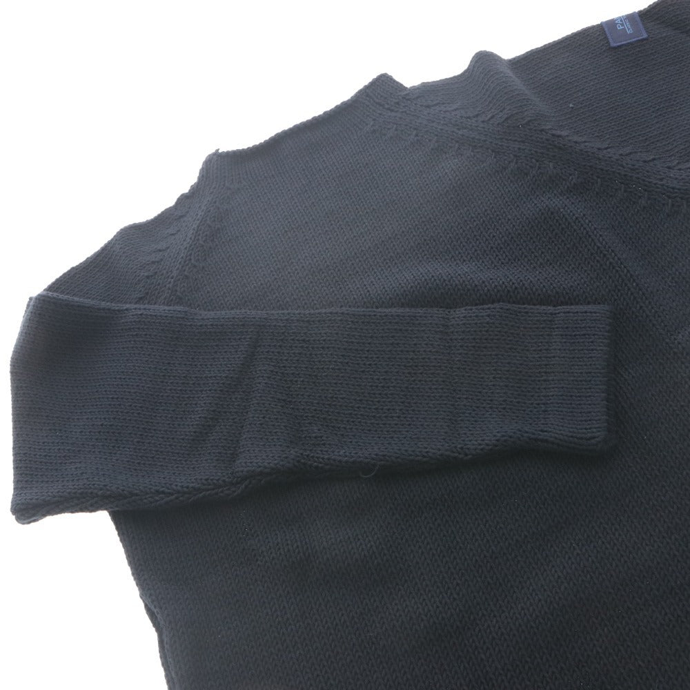 ■ Officine Panerai PANERAI Knit Long Sleeve Top Novelty Not for sale Made in Italy Cotton Acrylic Men's S Navy Unused