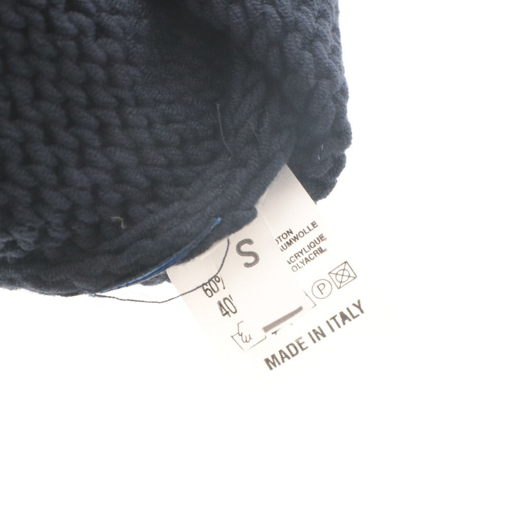 ■ Officine Panerai PANERAI Knit Long Sleeve Top Novelty Not for sale Made in Italy Cotton Acrylic Men's S Navy Unused