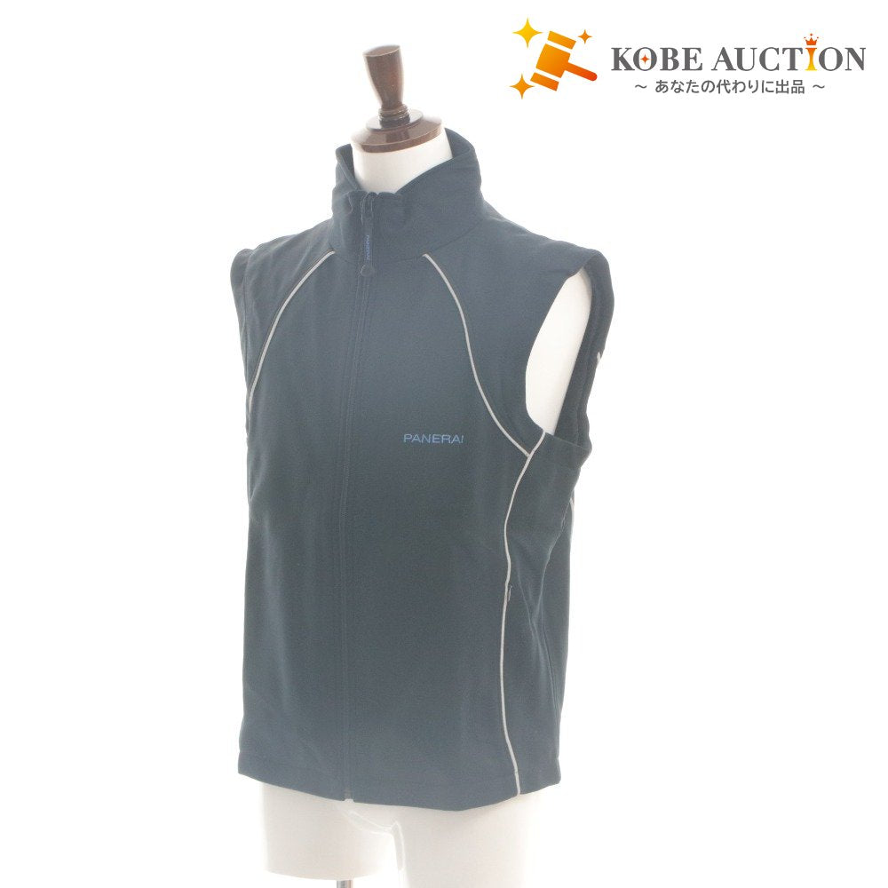 ■ OFFICINE PANERAI Vest Outer Top Not for Sale Novelty Italian Made Men's L Navy Unused