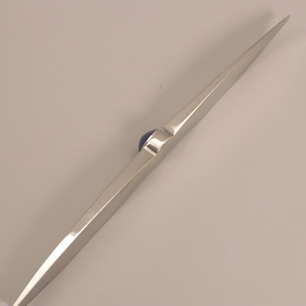 ■ カルティエ ペーパーナイフ ケース付き SIHH 2004 石入り サントス プロペラ型 全長21.5cm ケース/COWA0015 ノベルティ 付属品付き