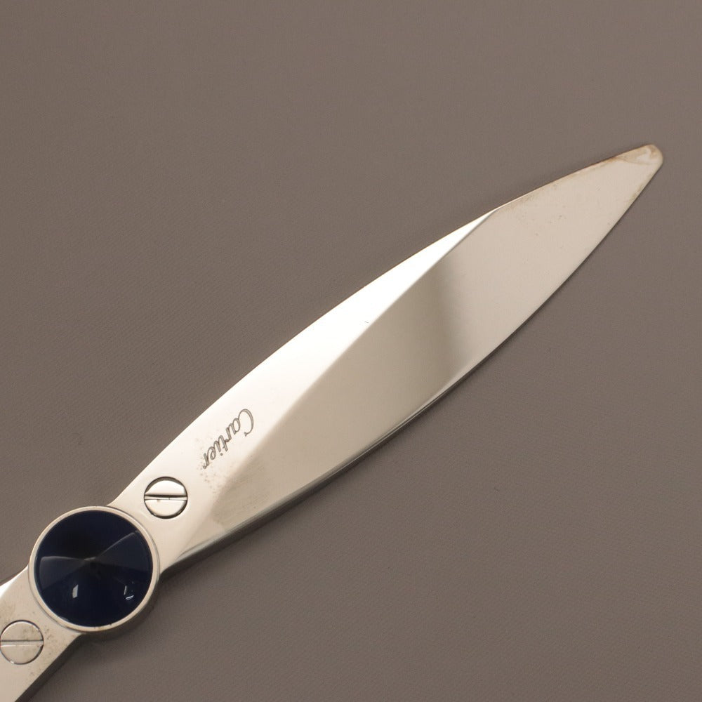 ■ カルティエ ペーパーナイフ ケース付き SIHH 2004 石入り サントス プロペラ型 全長21.5cm ケース/COWA0015 ノベルティ 限定記念品