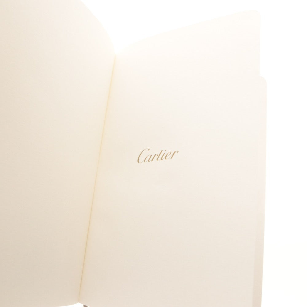 ■ Cartier カルティエ ノートブック SIHH 2010 マストライン メモ帳 全長15cm ライトベージュ ノベルティ 限定記念品 箱付き 未使用