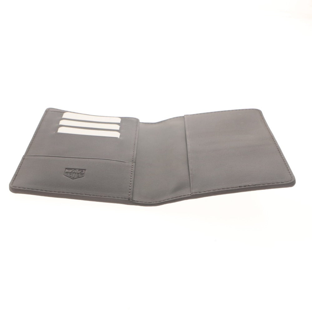 ■ TAG HEUER Pass Case Card Holder Novelty Not for Sale Leather Dark Brown Unused With Box