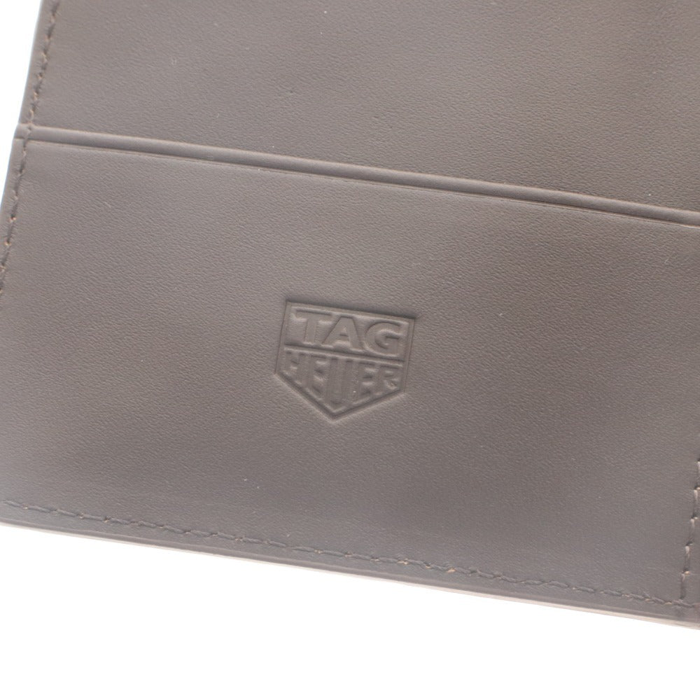 ■ TAG HEUER Pass Case Card Holder Novelty Not for Sale Leather Dark Brown Unused With Box