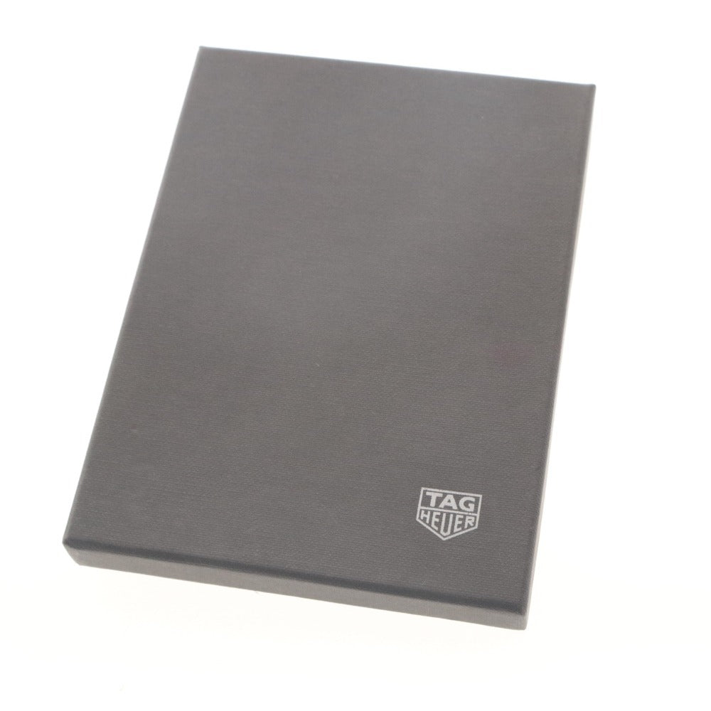■ TAG HEUER Pass Case Card Holder Novelty Not for Sale Leather Dark Brown Unused With Box