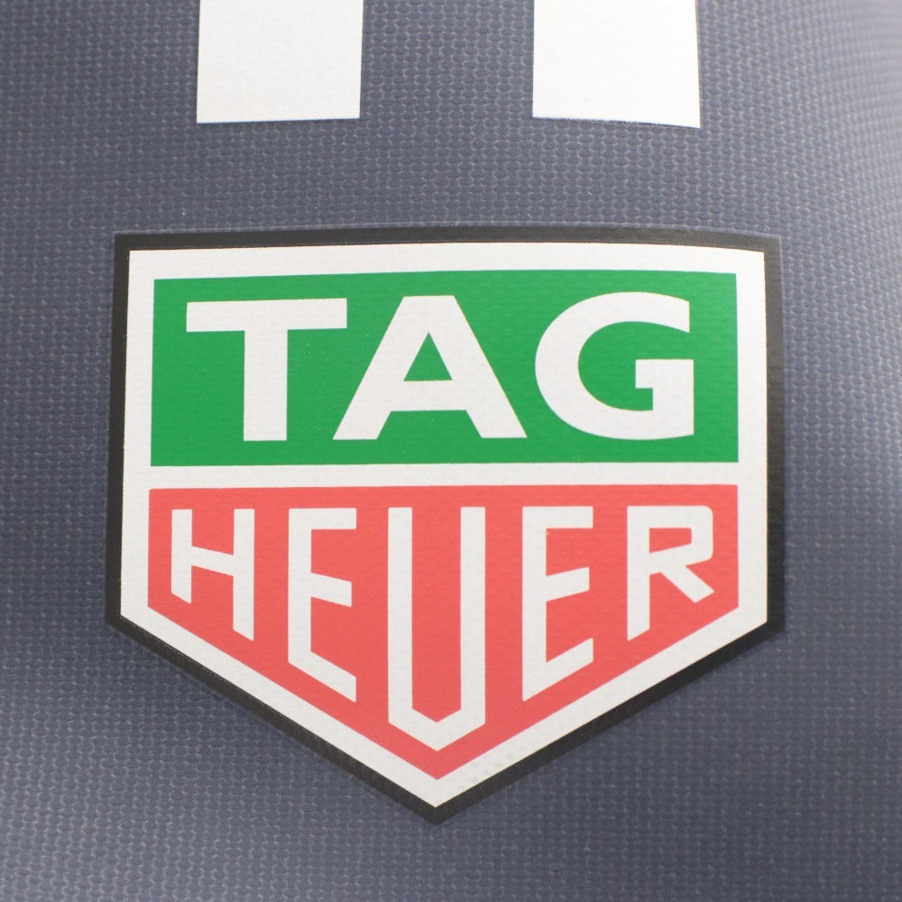 ■ TAG HEUER Shoulder Bag, Gym, Waterproof, Racing Stripe, Navy, With Shoulder Strap, New, Novelty, Not for Sale
