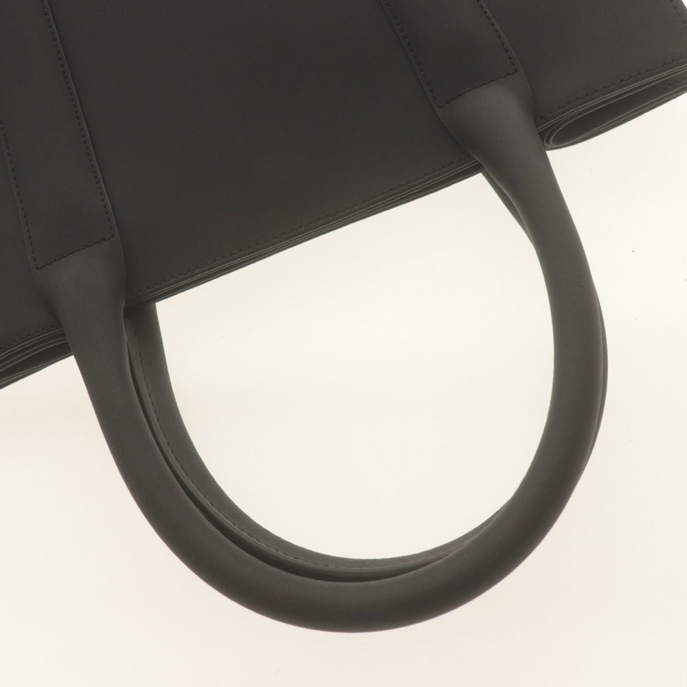■ RICHARD MILLE Tote Bag Leather Not for Sale Novelty Matte Black, Dark Gray Unused with Pouch