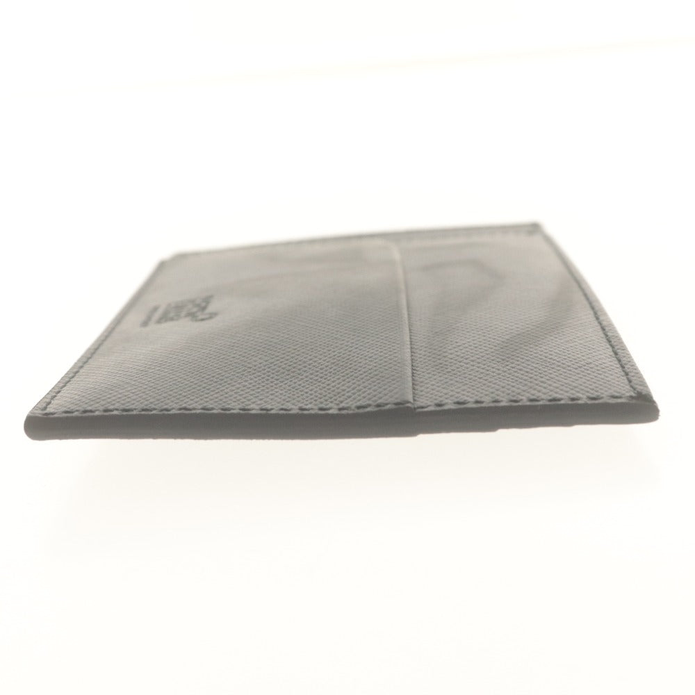 ■ Montblanc Card Holder Name Card Holder Pass Case Leather Dark Navy With Accessories Unused