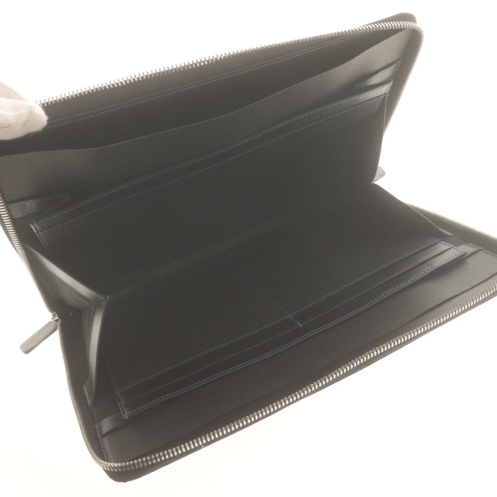 ■ OFFICINE PANERAI Document Case iPad Case Clutch Leather A4 Novelty Black with Box Unused