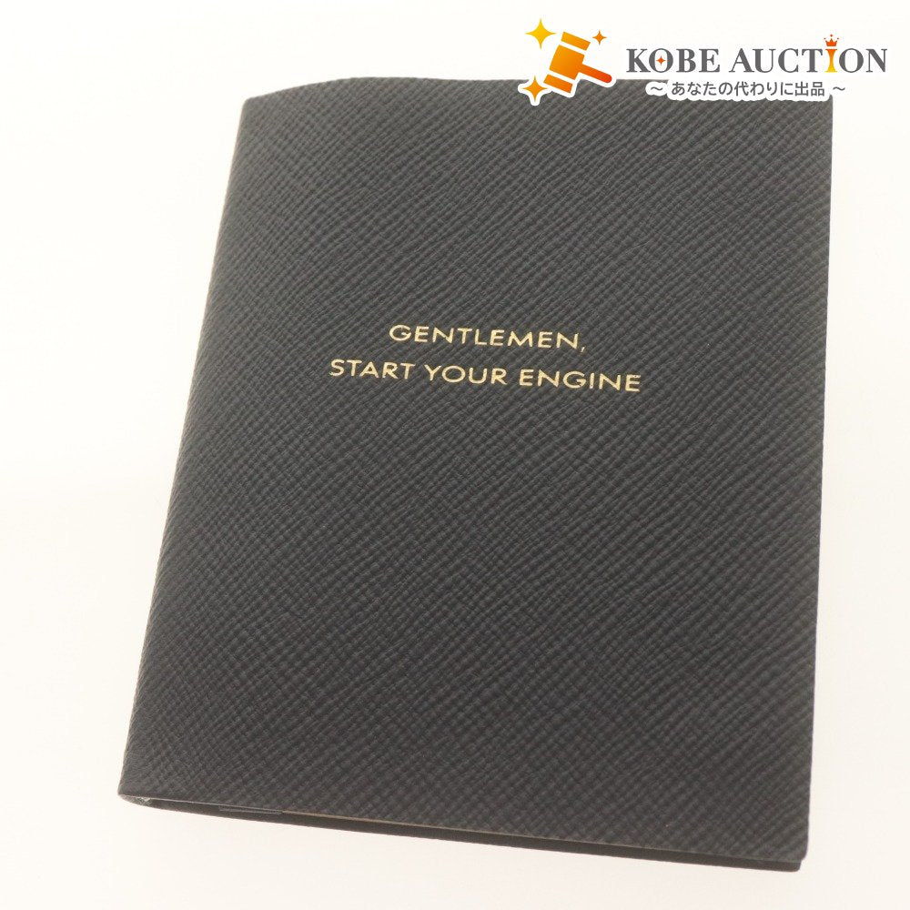 ■ Smythson Notebook, Panama Notebook, Lambskin, Stationery, With Box