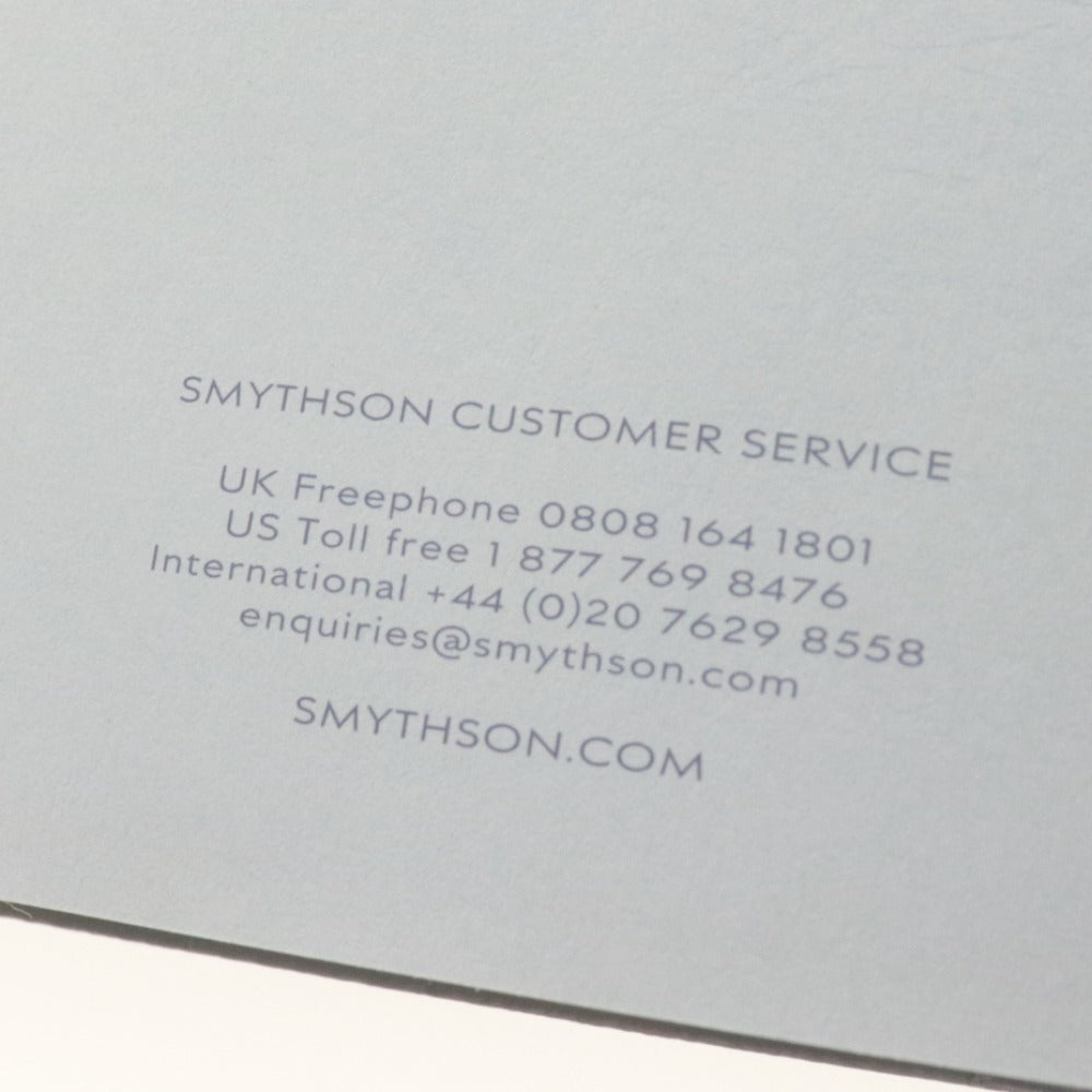 ■ Smythson Notebook, Panama Notebook, Lambskin, Stationery, With Box