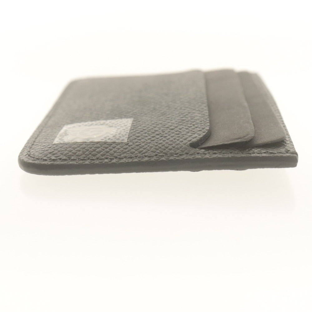 ■ Dunhill Card Case Pass Case Bourdon Business Card Holder Calf Leather Dark Gray Sumikuro-kei With Box Unused