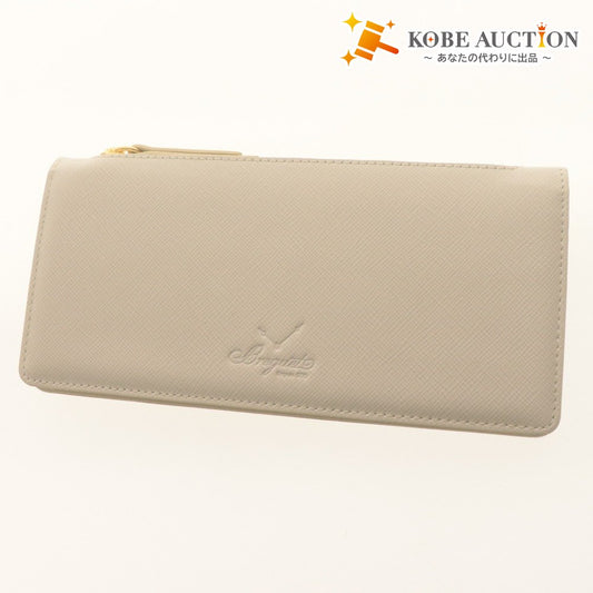 ■ Breguet BREGUET Long Wallet Not for Sale Novelty Wallet Leather Ivory Unused with Box