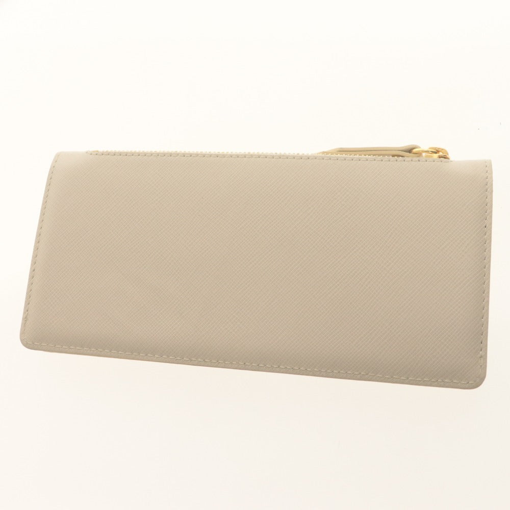 ■ Breguet BREGUET Long Wallet Not for Sale Novelty Wallet Leather Ivory Unused with Box
