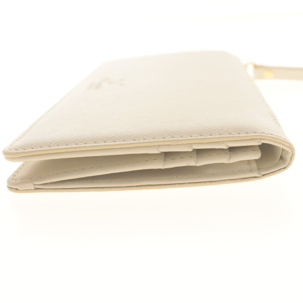 ■ Breguet BREGUET Long Wallet Not for Sale Novelty Wallet Leather Ivory Unused with Box