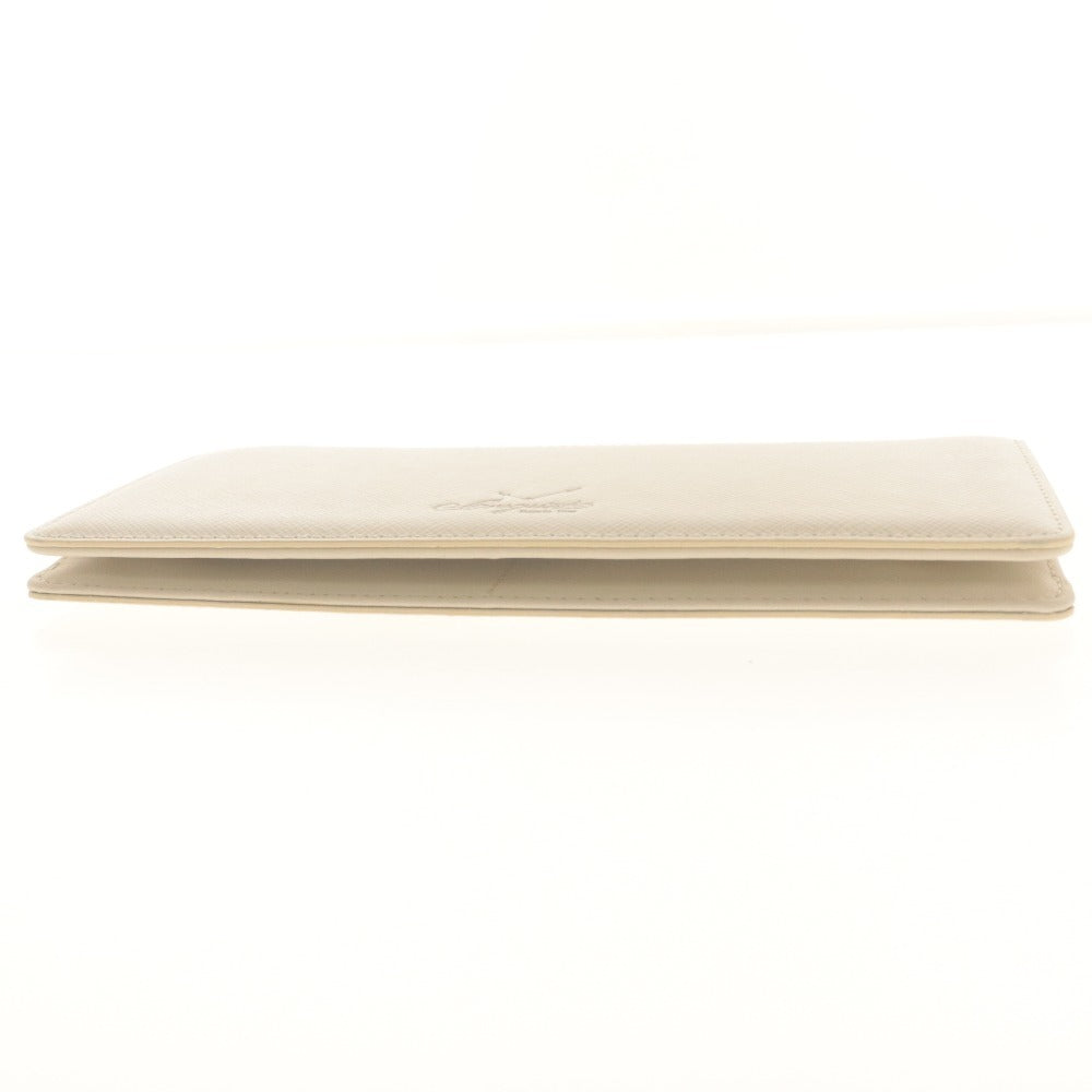 ■ Breguet BREGUET Long Wallet Not for Sale Novelty Wallet Leather Ivory Unused with Box